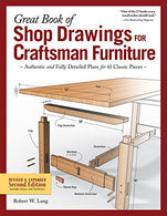 Great Book of Shop Drawings for Craftsman Furniture.
