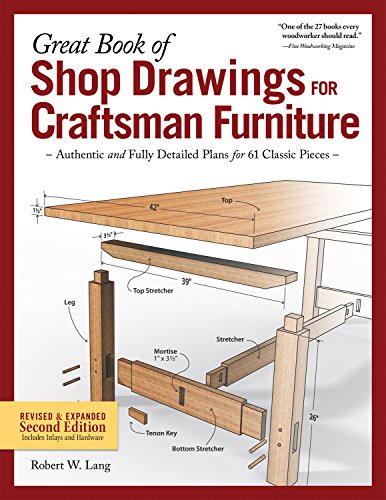Great Book of Shop Drawings for Craftsman Furniture.