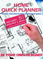 Home Quick Planner: Reusable. Peel & Stick Furniture & Architectural Symbols