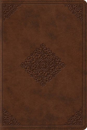 ESV Study Bible. Personal Size (TruTone. Saddle. Ornament Design)