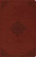 ESV Large Print Value Thinline Bible (TruTone. Tan. Ornament Design)