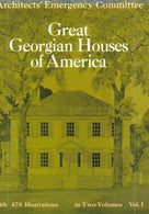 Great Georgian Houses of America. Vol. 1