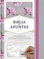 RVR 1960 Biblia de apuntes. gris y floreado tela impresa (Spanish Edition)