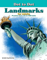 Dot-to-Dot Landmarks for Adults: Puzzles from 171 to 889 dots (Dot to Dot Books For Adults) (Volume 2)