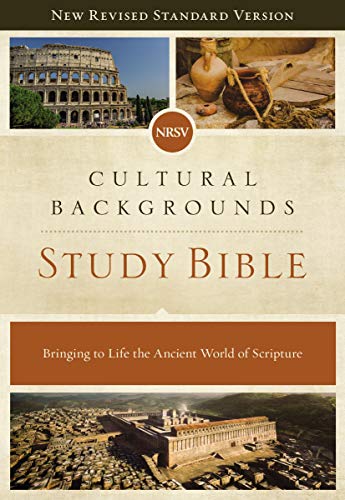 NRSV. Cultural Backgrounds Study Bible. Hardcover. Comfort Print: Bringing to Life the Ancient World of Scripture