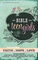 NIV. Bible for Teen Girls. Hardcover: Growing in Faith. Hope. and Love