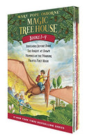 Magic Tree House Boxed Set. Books 1-4: Dinosaurs Before Dark. The Knight at Dawn. Mummies in the Morning. and Pirates Past Noon