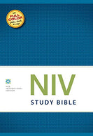 NIV Study Bible. Hardcover. Red Letter Edition