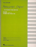 (Standard Wirebound Manuscript Paper (Green Cover)) By Hal Leonard Publishing Corporation (Author) Paperback on 01-Feb-1986