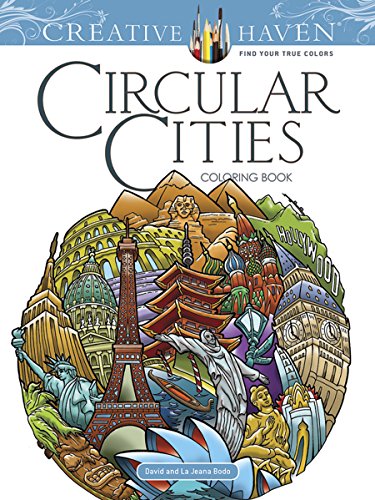 Creative Haven Circular Cities Coloring Book (Creative Haven Coloring Books)