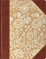 ESV Single Column Journaling Bible (Cloth Over Board. Antique Floral Design)