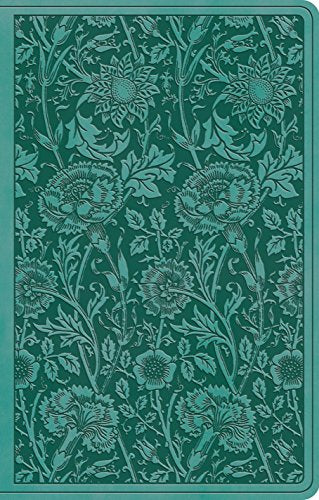 ESV Premium Gift Bible (TruTone. Teal. Floral Design)