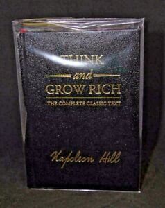 Think and Grow Rich by Napoleon Hill NEW Deluxe Leather Perfect Gift